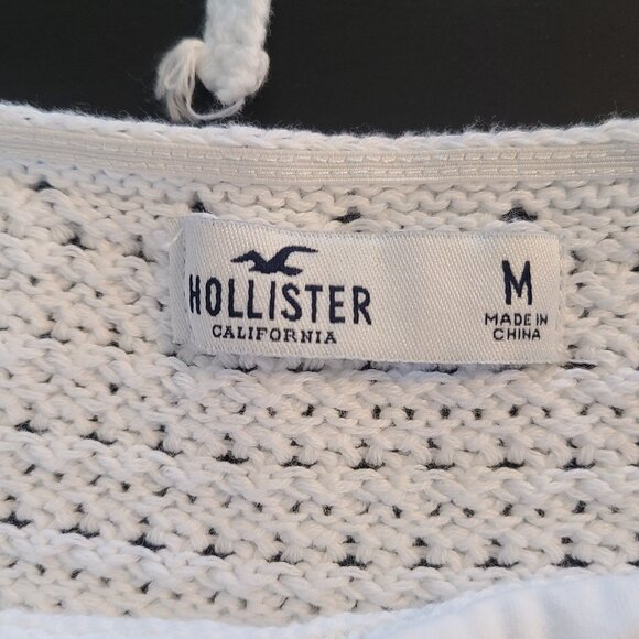 Hollister Crochet Sunflower Halter Top Swim Cover Beach Boho Festival Medium - Picture 5 of 7